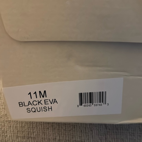 J/SLIDES SQUISH Black EVA Platform Slides Size 10.5 or 11 - Picture 3 of 5